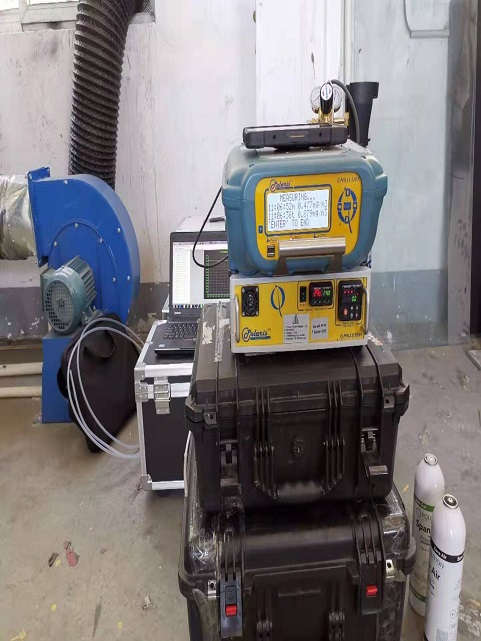 汽油車監(jiān)測現場驗證測試非甲烷總烴濃度變化