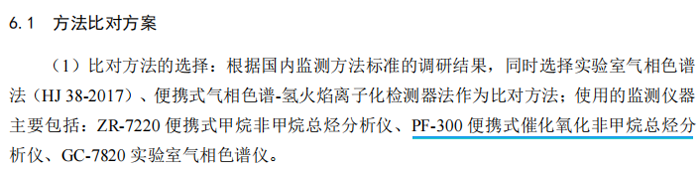 《固定污染源廢氣總烴、甲烷和非甲烷總烴的測(cè)定便攜式催化氧化-氫火焰離子化檢測(cè)器法》