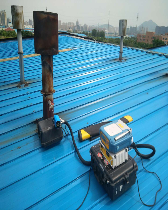 電纜企業(yè)噴涂車間PF-300儀器現場測試