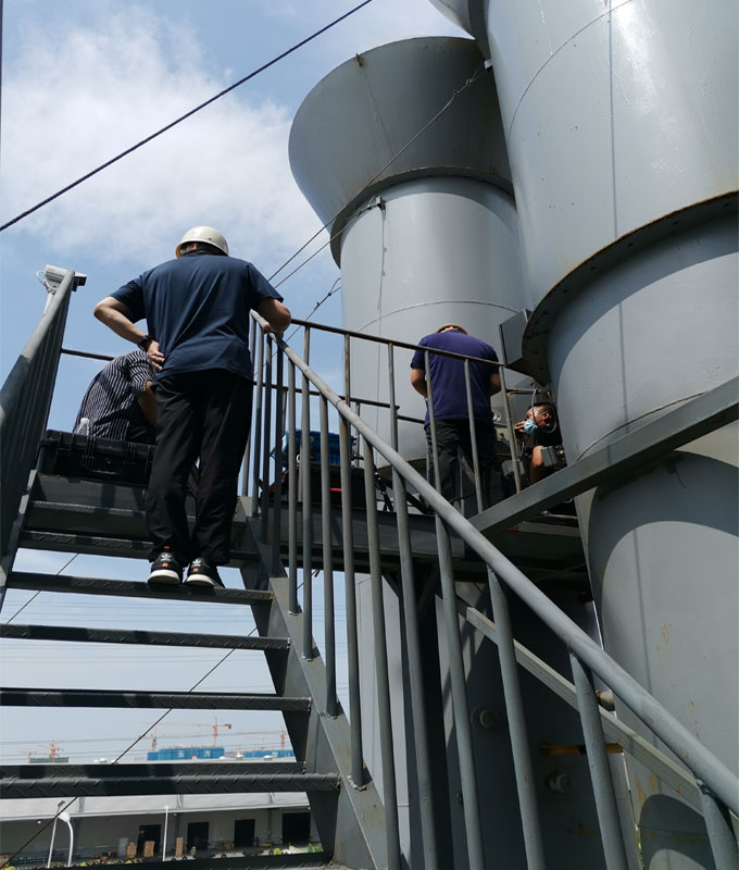 特銳德電氣公司非甲烷總烴實時排放濃度現(xiàn)場測試