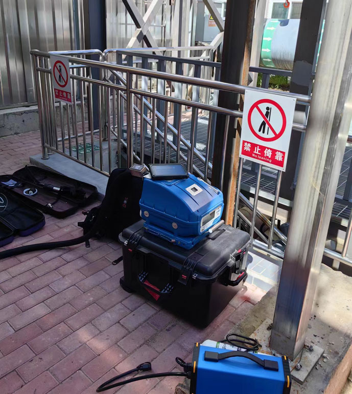 北排集團(tuán)非甲烷總烴現(xiàn)場測試